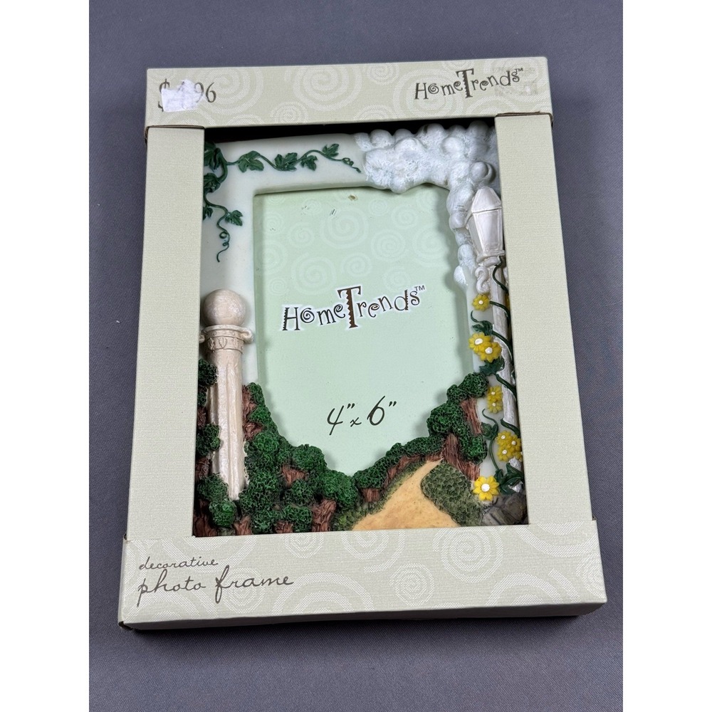 HomeTrends NIB 4x6 Picture Frame Garden‎